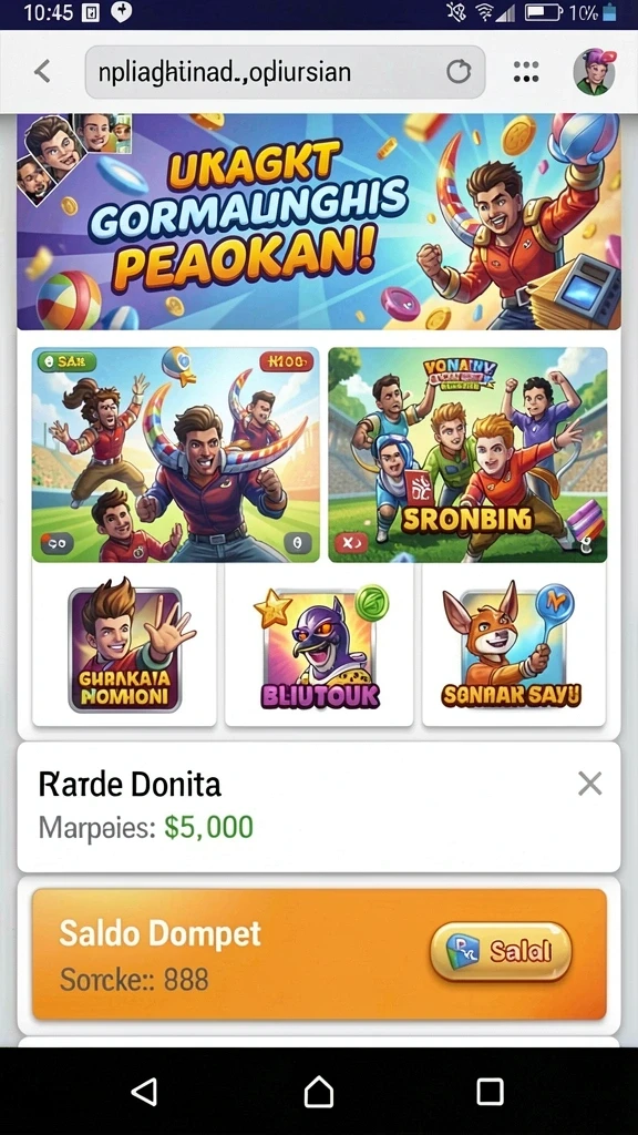 567luck - Berbagai level dan tantangan seru menanti.