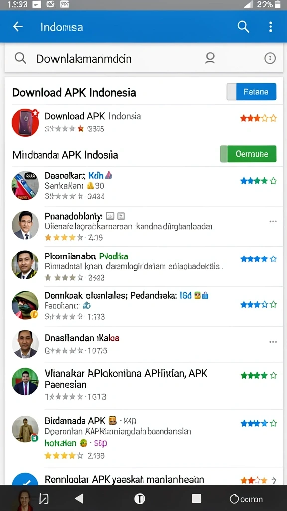 hujantoto - Tampilan antarmuka permainan yang menarik.