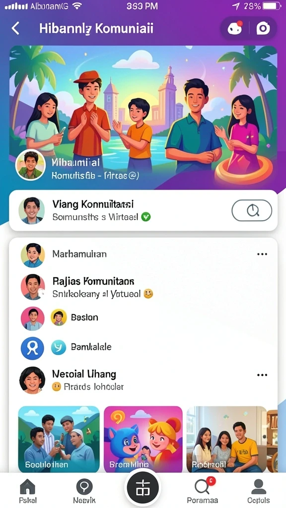 inova77 - Karakter-karakter menarik dan beragam di dalam game.