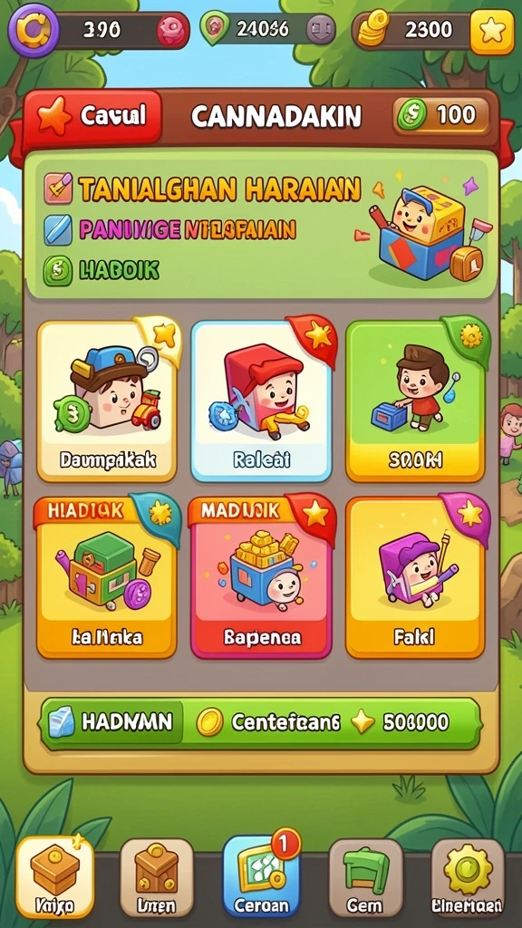 joyputar - Mode tantangan dengan level yang beragam.
