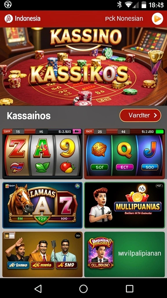 kamartoto - Tampilan utama KAMARTOTO dengan menu permainan yang menarik.